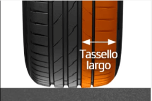 rigidità del battistrada ottimizzato per il 32% in più di durata chilometrica