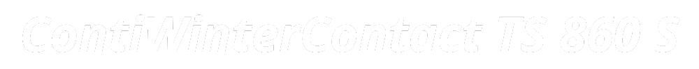ContiWinterContact TS 860 S