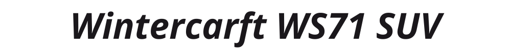 Wintercarft WS71 SUV