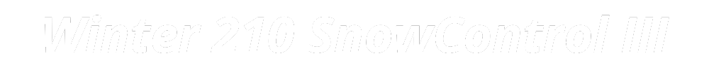 Winter 210 SnowControl III